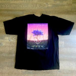 Coachella Music Festival 2022 x FTX Tee shirt NFT artwork Bloom Mens